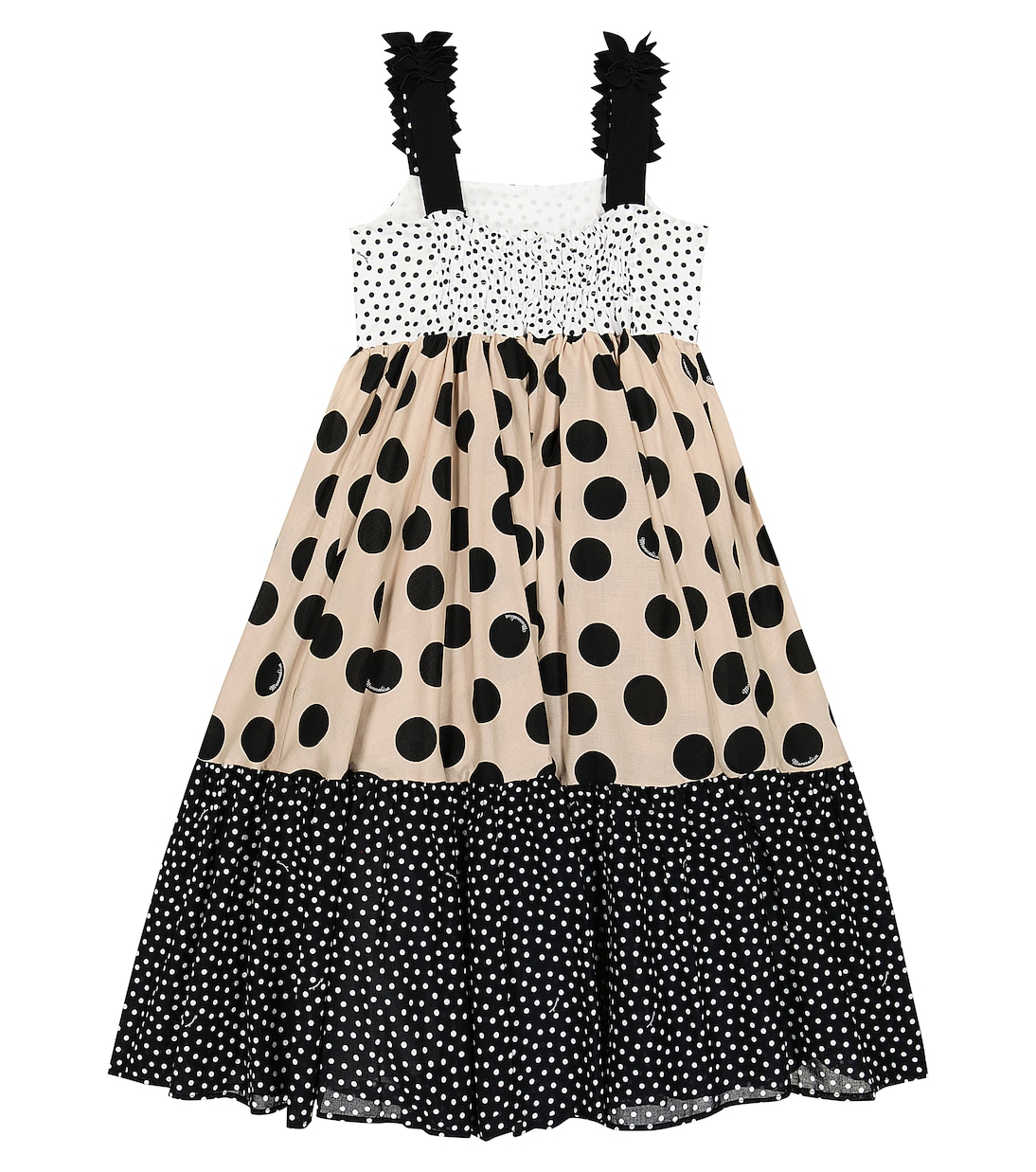 Robe en coton à pois | Monnalisa