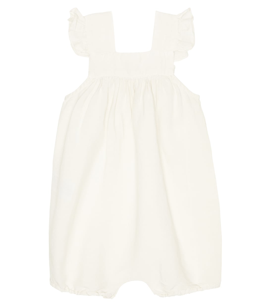 Baby - Jumpsuit corta Sas in misto lino | Donsje
