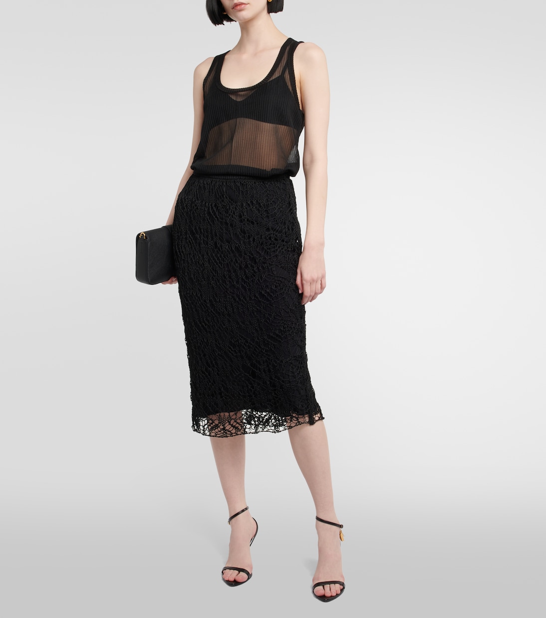 Falda midi de punto | Tom Ford