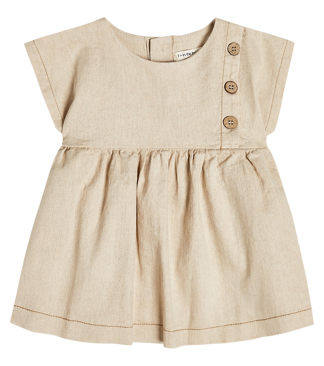 Baby Isabella linen and cotton-blend vest | 1 + in the Family