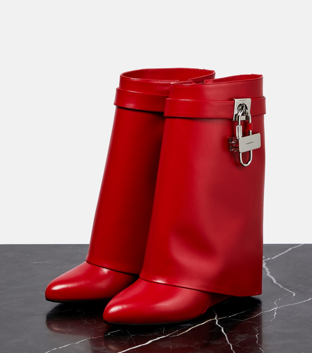 Botines Shark Lock de piel | Givenchy
