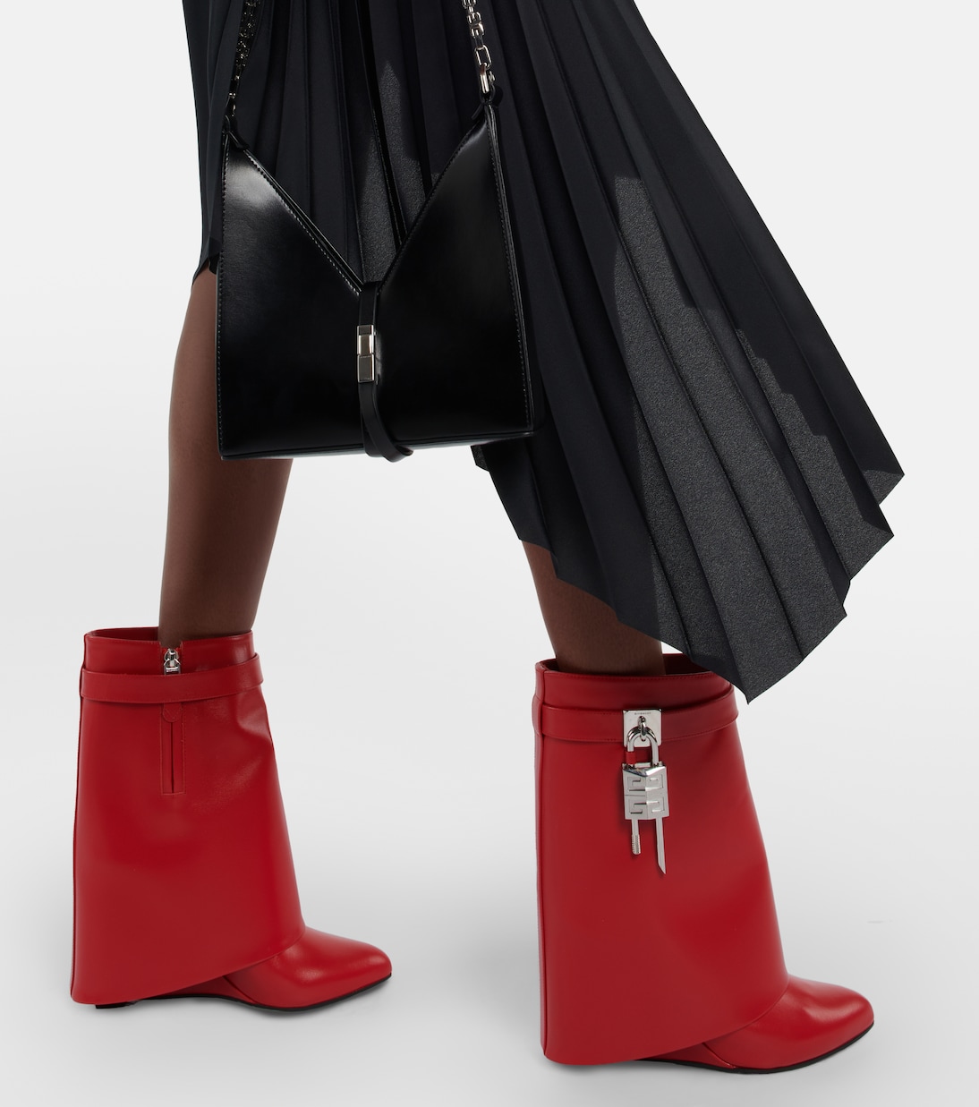 Botines Shark Lock de piel | Givenchy
