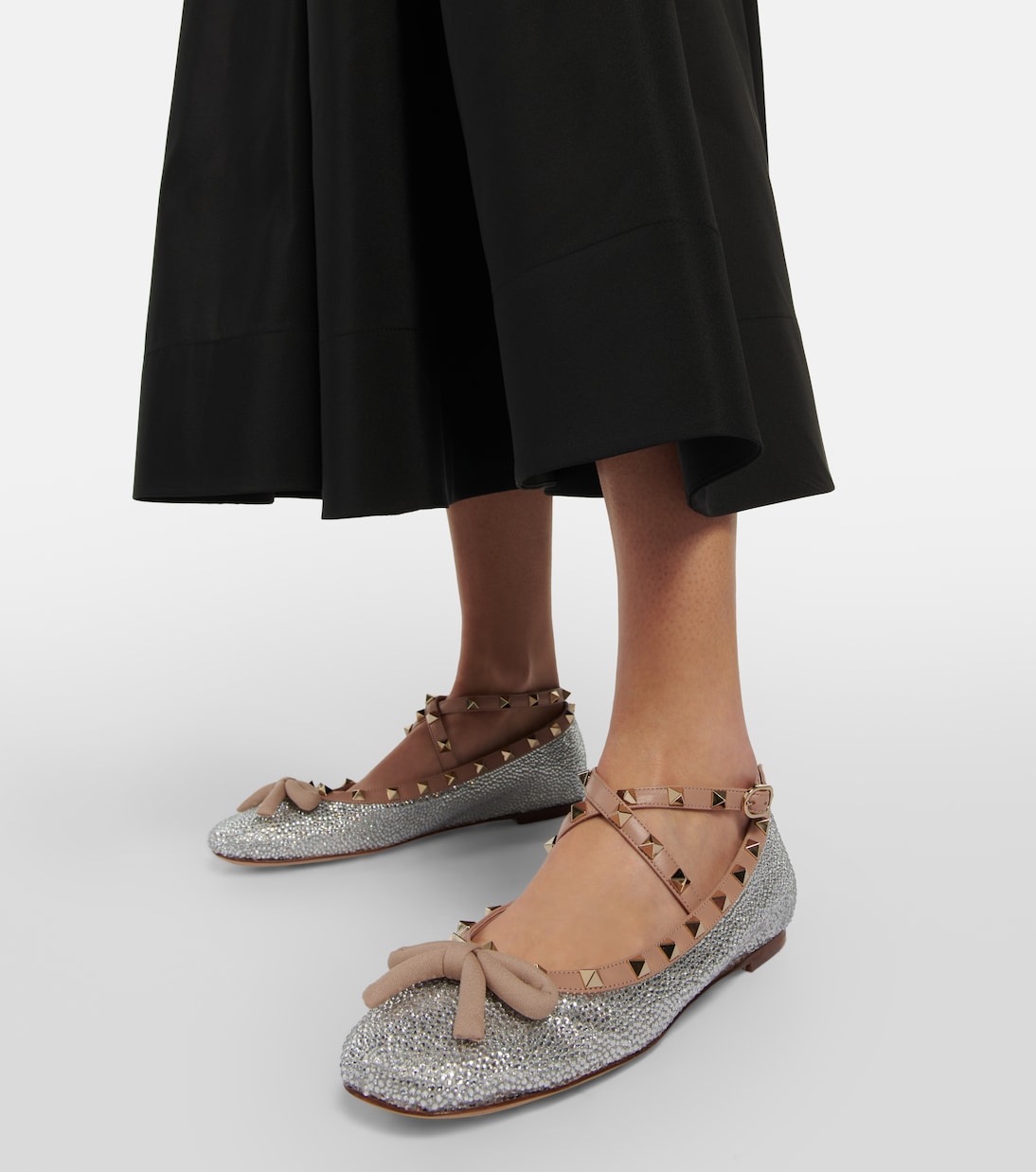 Verzierte Ballerinas Rockstud | Valentino Garavani