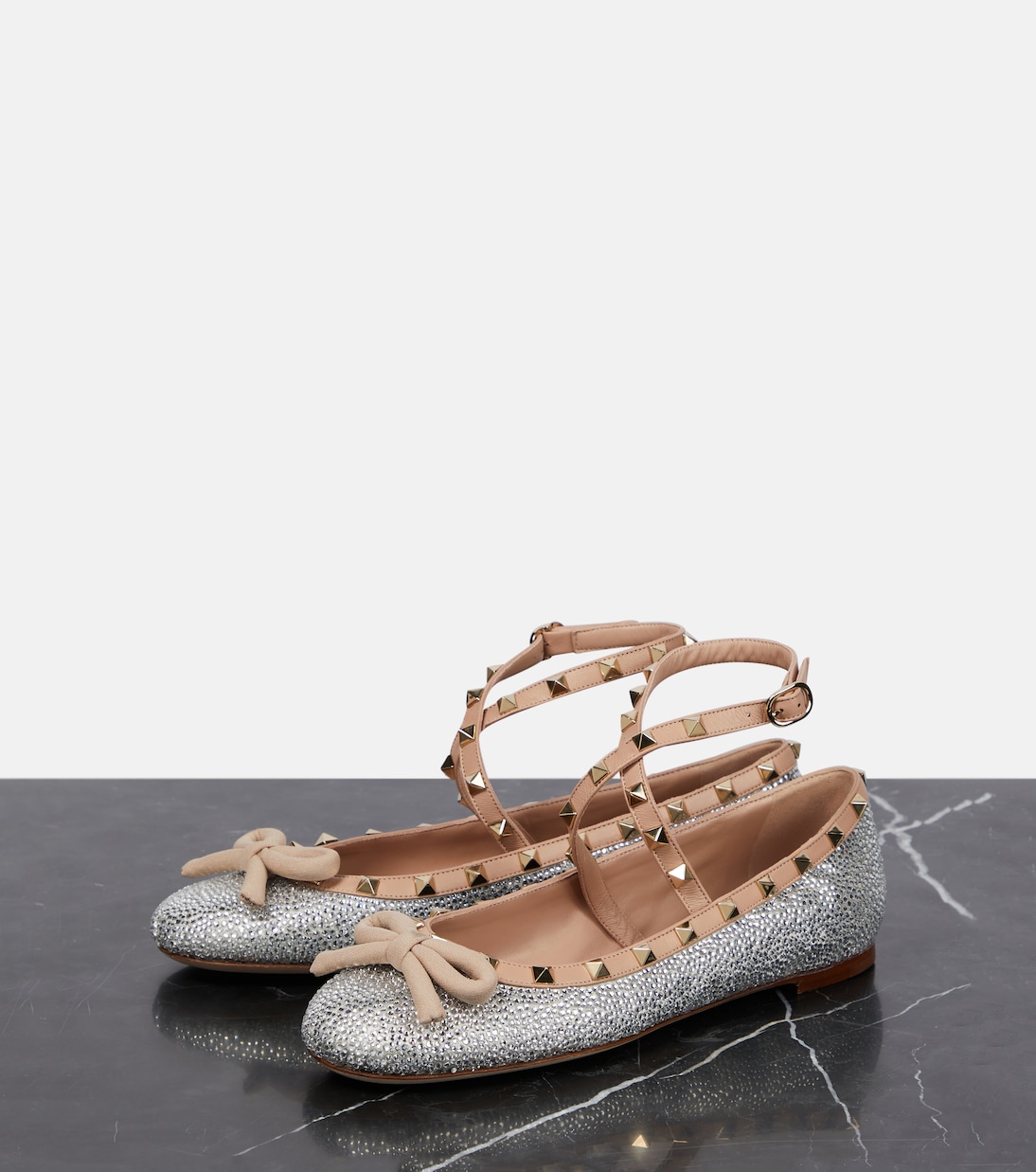 Verzierte Ballerinas Rockstud | Valentino Garavani