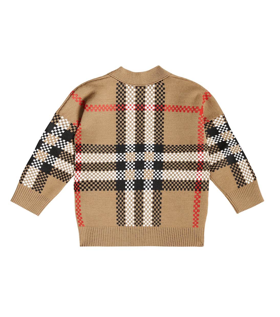 Bébé – Cardigan Vintage Check en laine mélangée | Burberry Kids