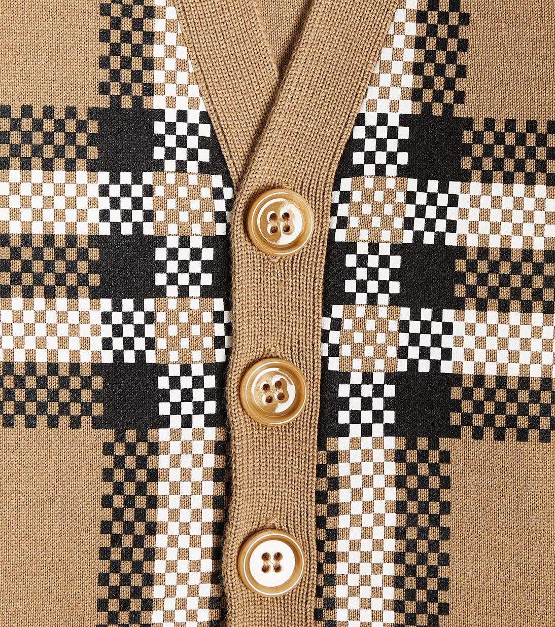 Bébé – Cardigan Vintage Check en laine mélangée | Burberry Kids
