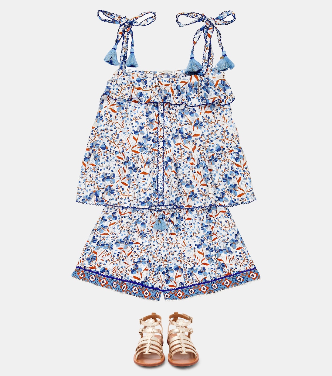 Astra floral top | Poupette St Barth Kids