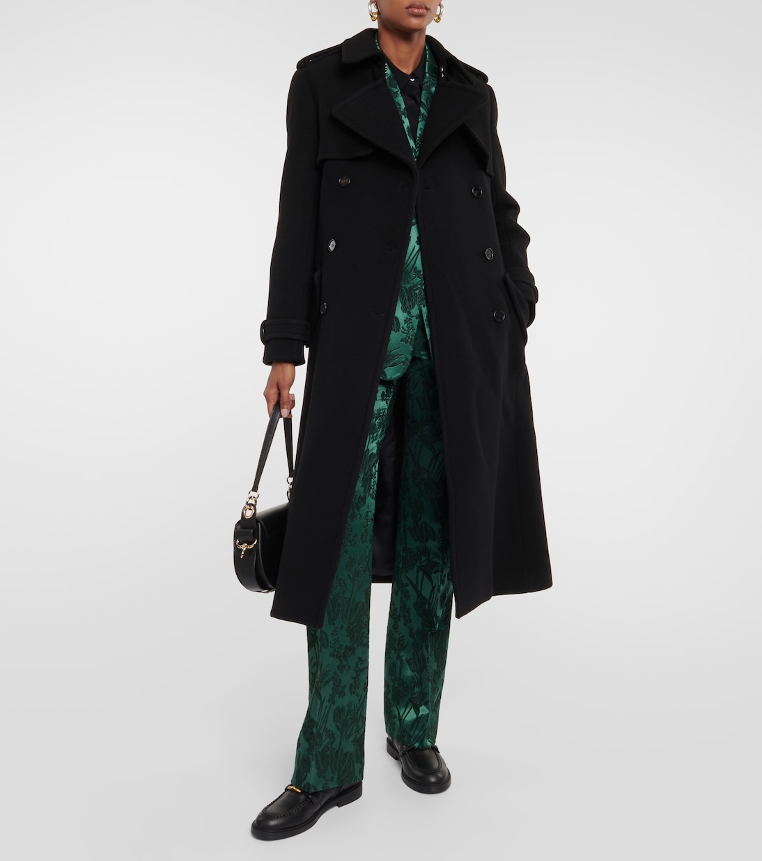 Wool-blend trench coat | Chloé