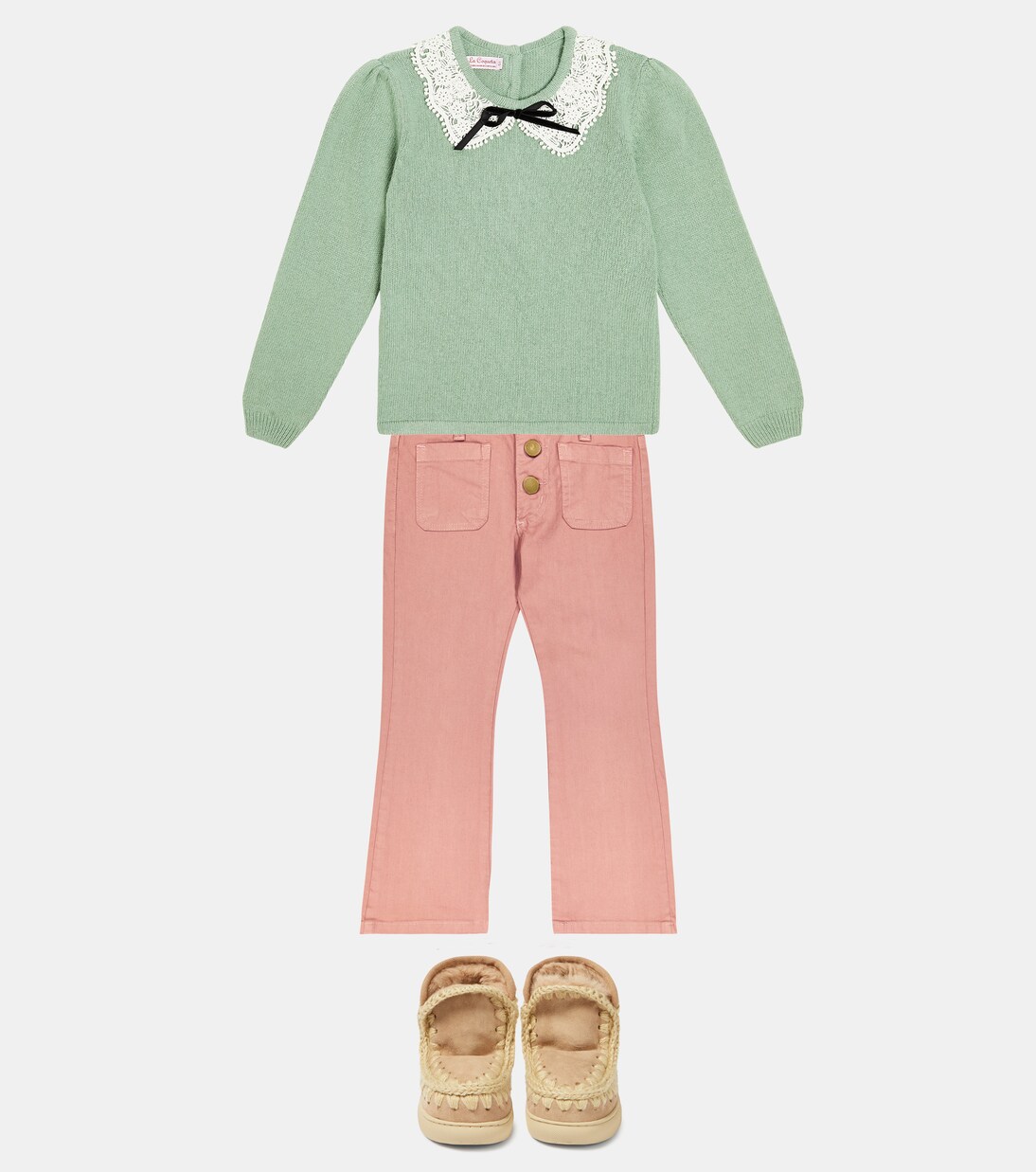 Sneakers in suede e shearling | Mou Kids