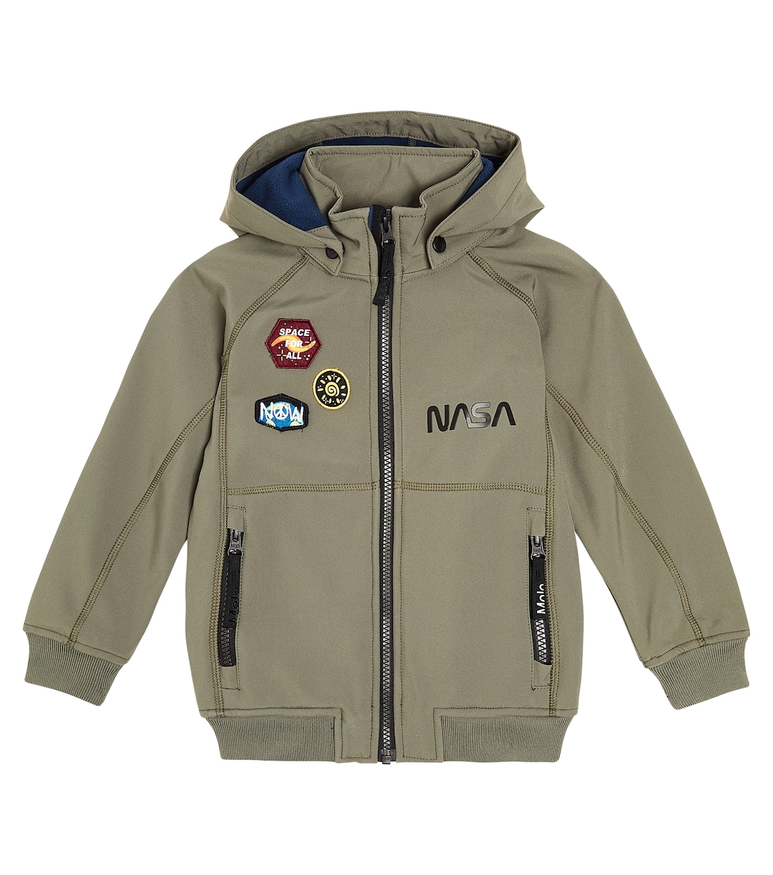Cloudy appliqué softshell jacket | Molo