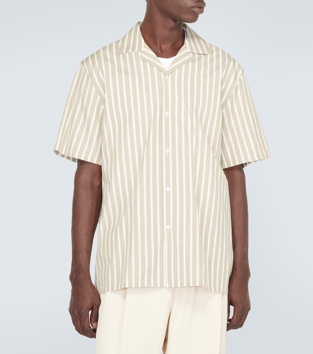 Camicia bowling in cotone a righe | Lanvin