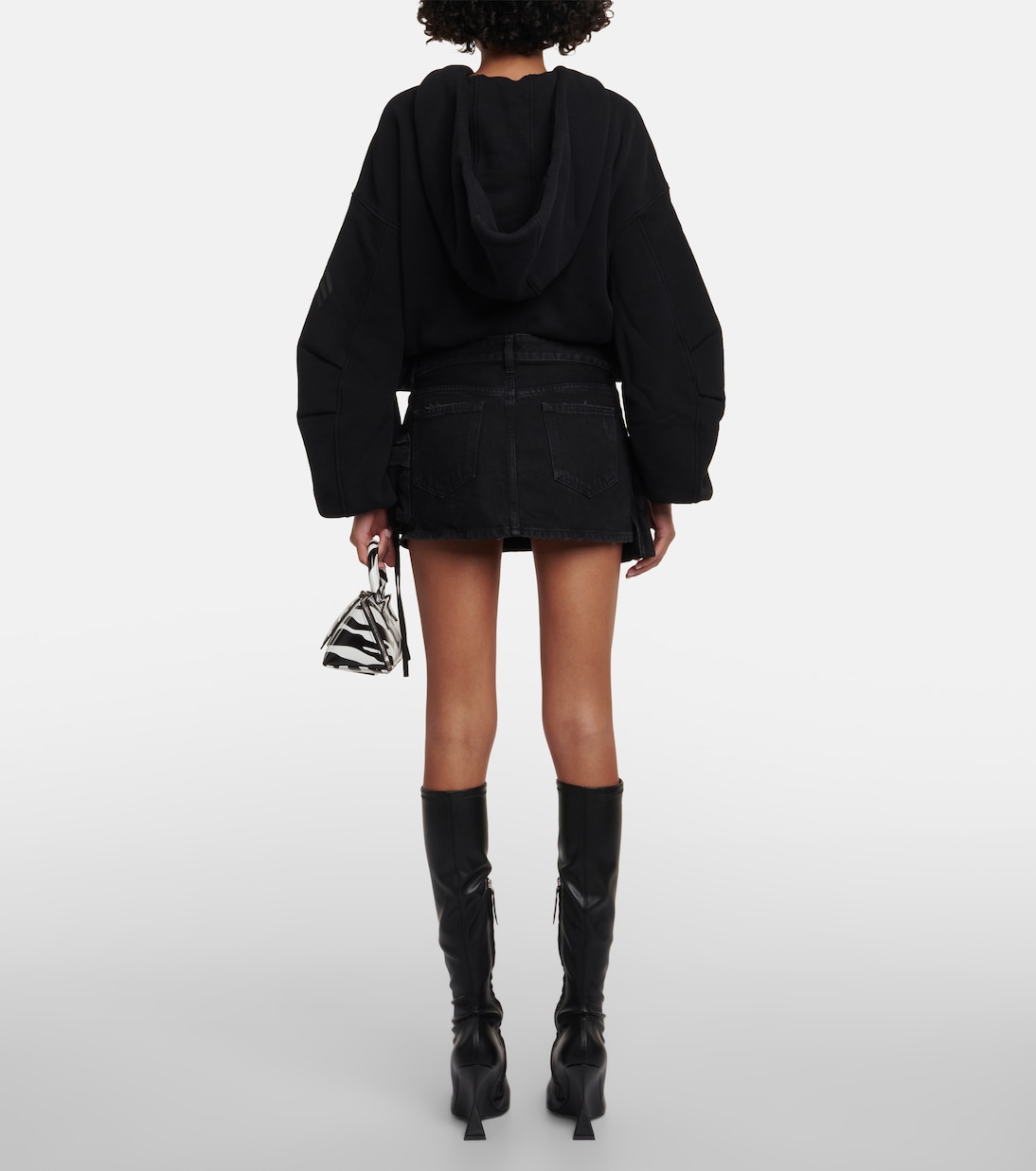 Mini-jupe cargo en jean | The Attico