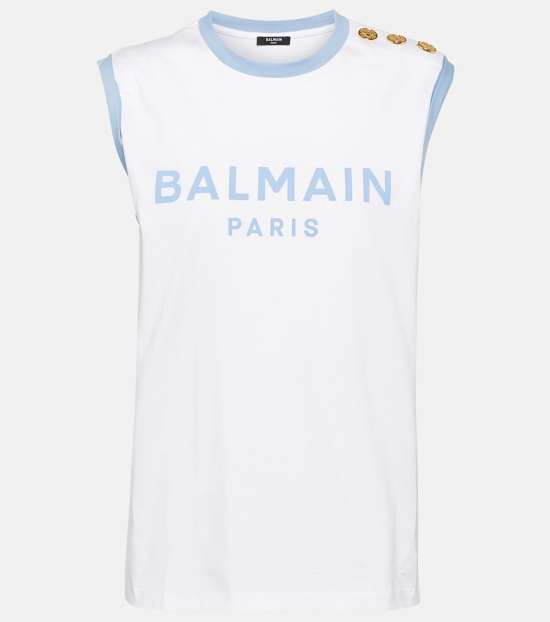Top aus Baumwoll-Jersey | Balmain