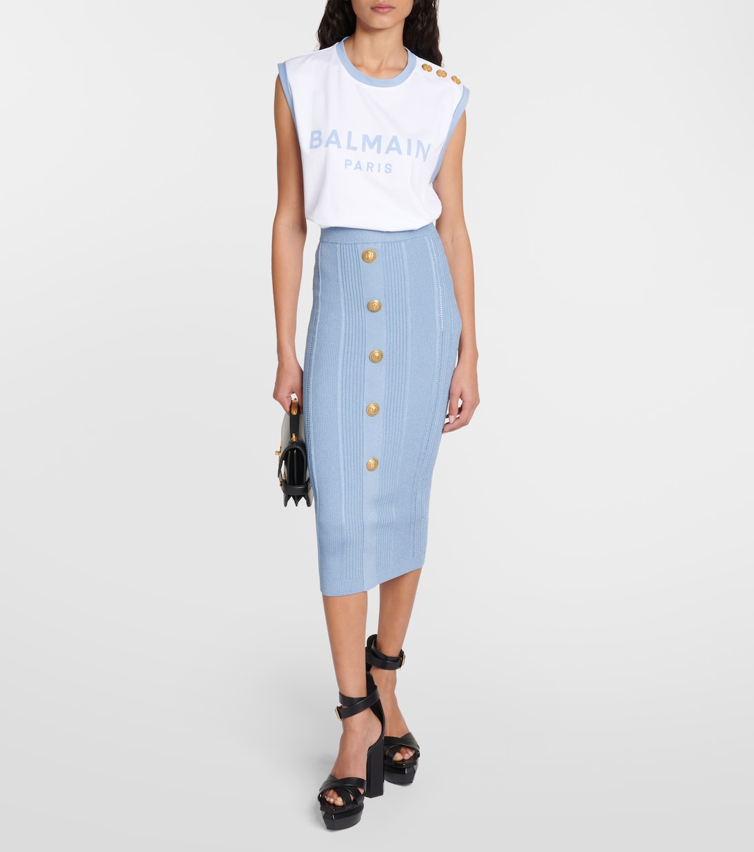 Top aus Baumwoll-Jersey | Balmain