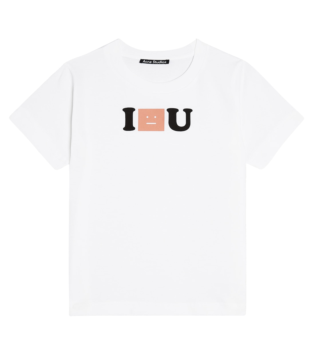 Face Logo 코튼 저지 티셔츠 | Acne Studios Kids