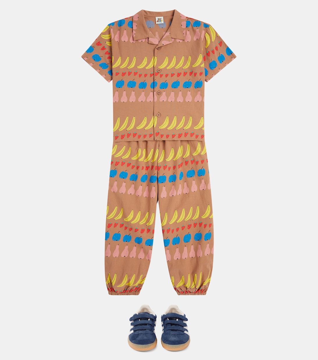 Printed cotton sweatpants | Jellymallow
