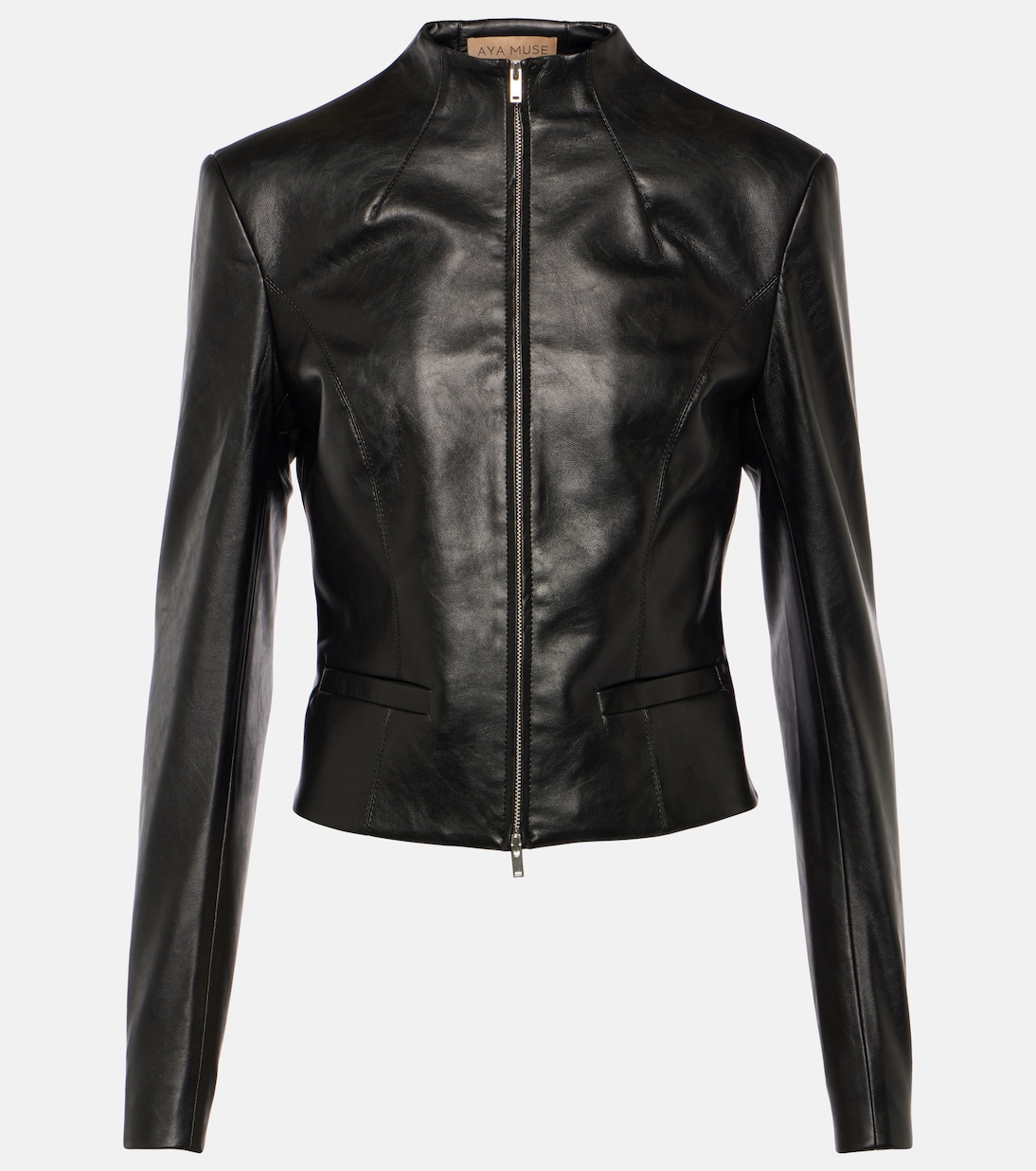 Veste Ubala en cuir synthétique | Aya Muse