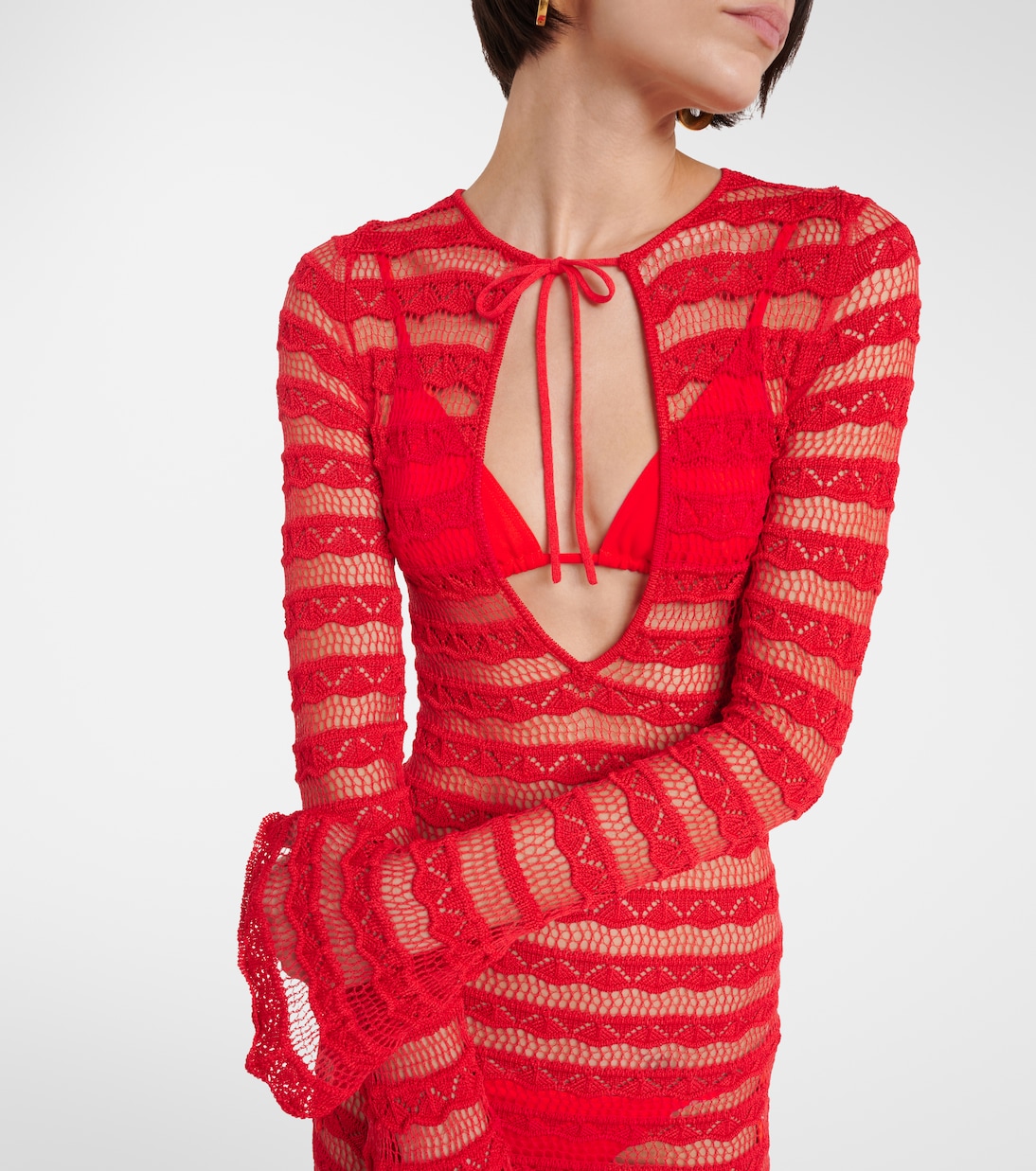Vestido largo de encaje | Aya Muse