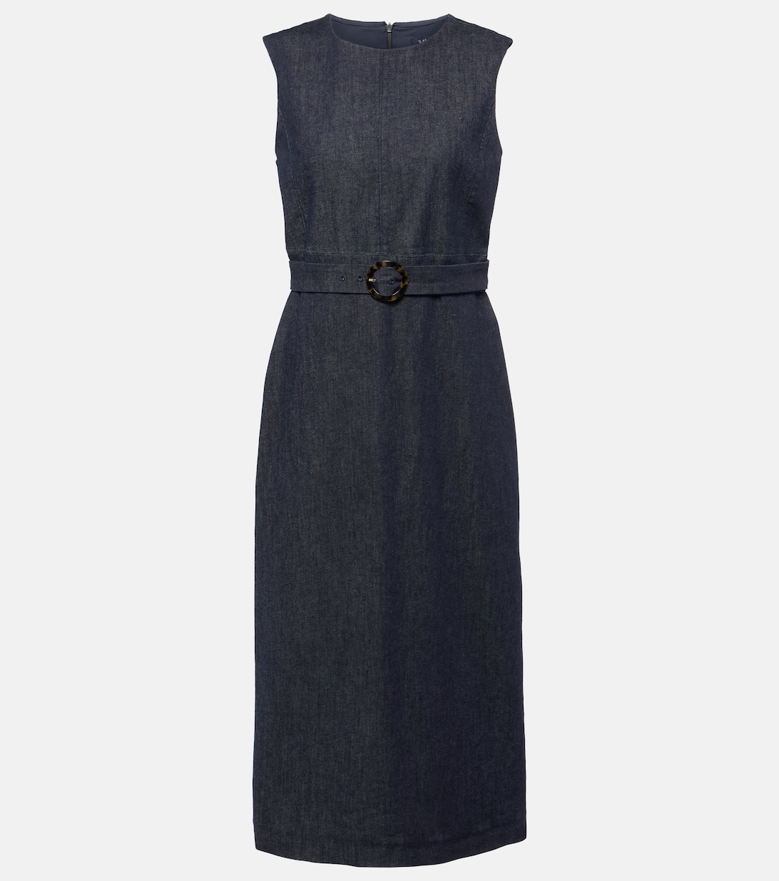 Vestido midi de denim con cinturón | 'S Max Mara