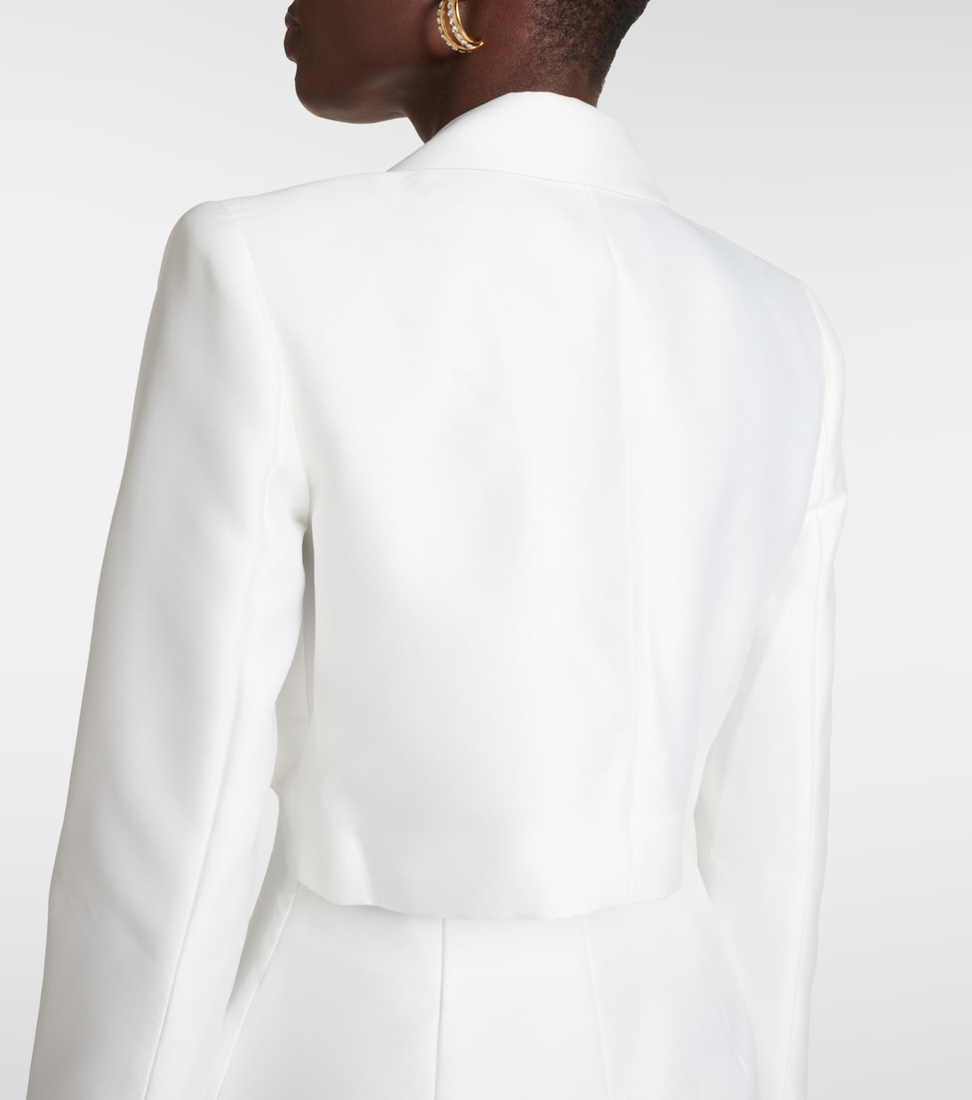 Double-breasted taffeta blazer dress | Self-Portrait