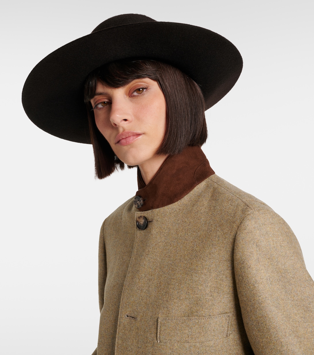Cappello in feltro di cashmere Evelyn by Loro Piana per giovani stili