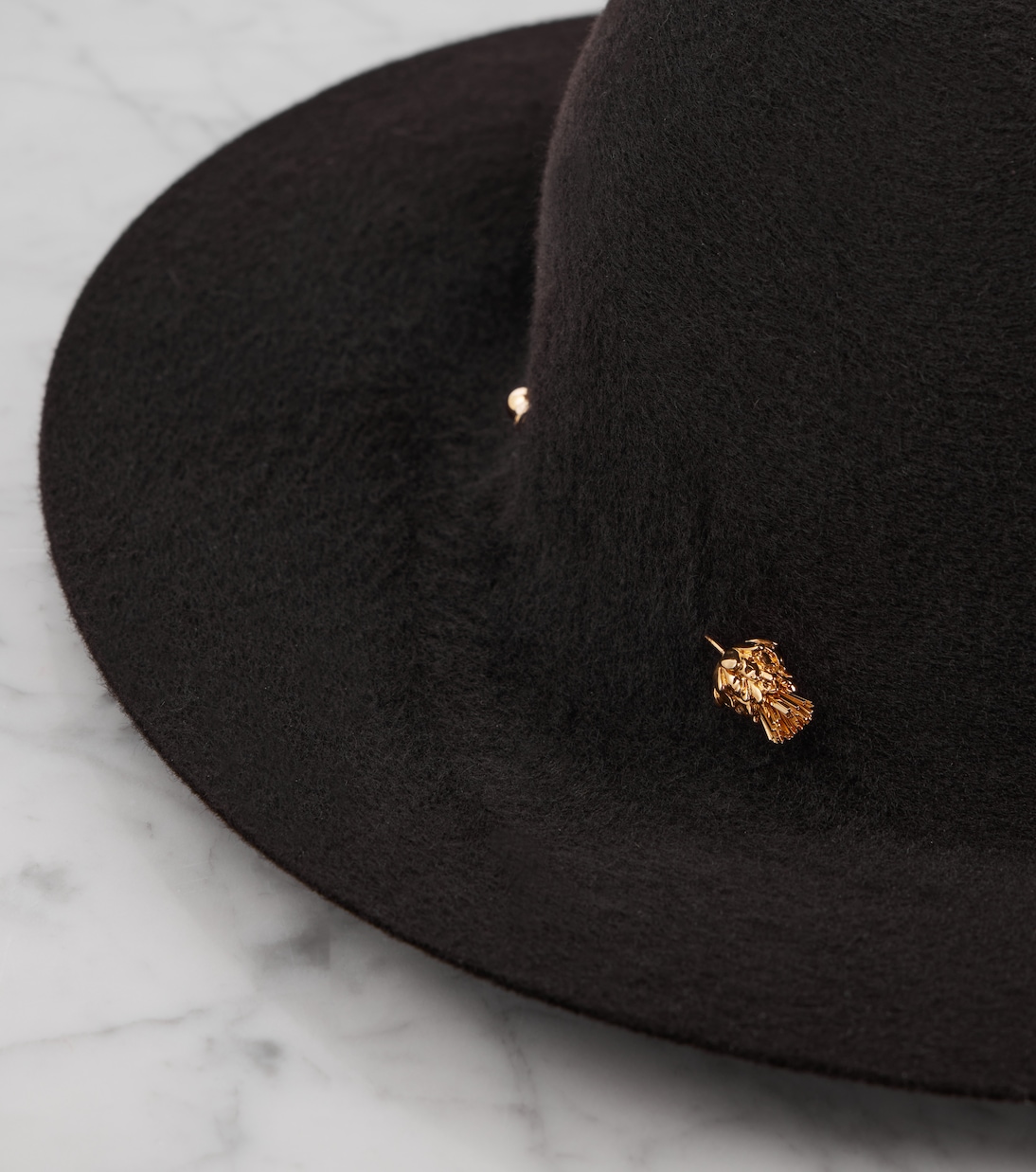 Cappello in feltro di cashmere Evelyn by Loro Piana per giovani stili