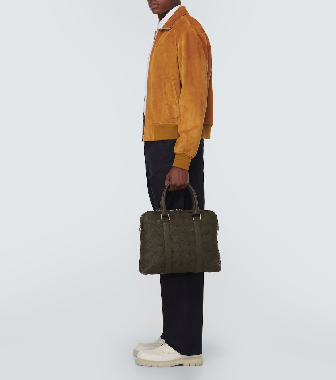 Gerade Hose aus Baumwoll-Twill | Bottega Veneta