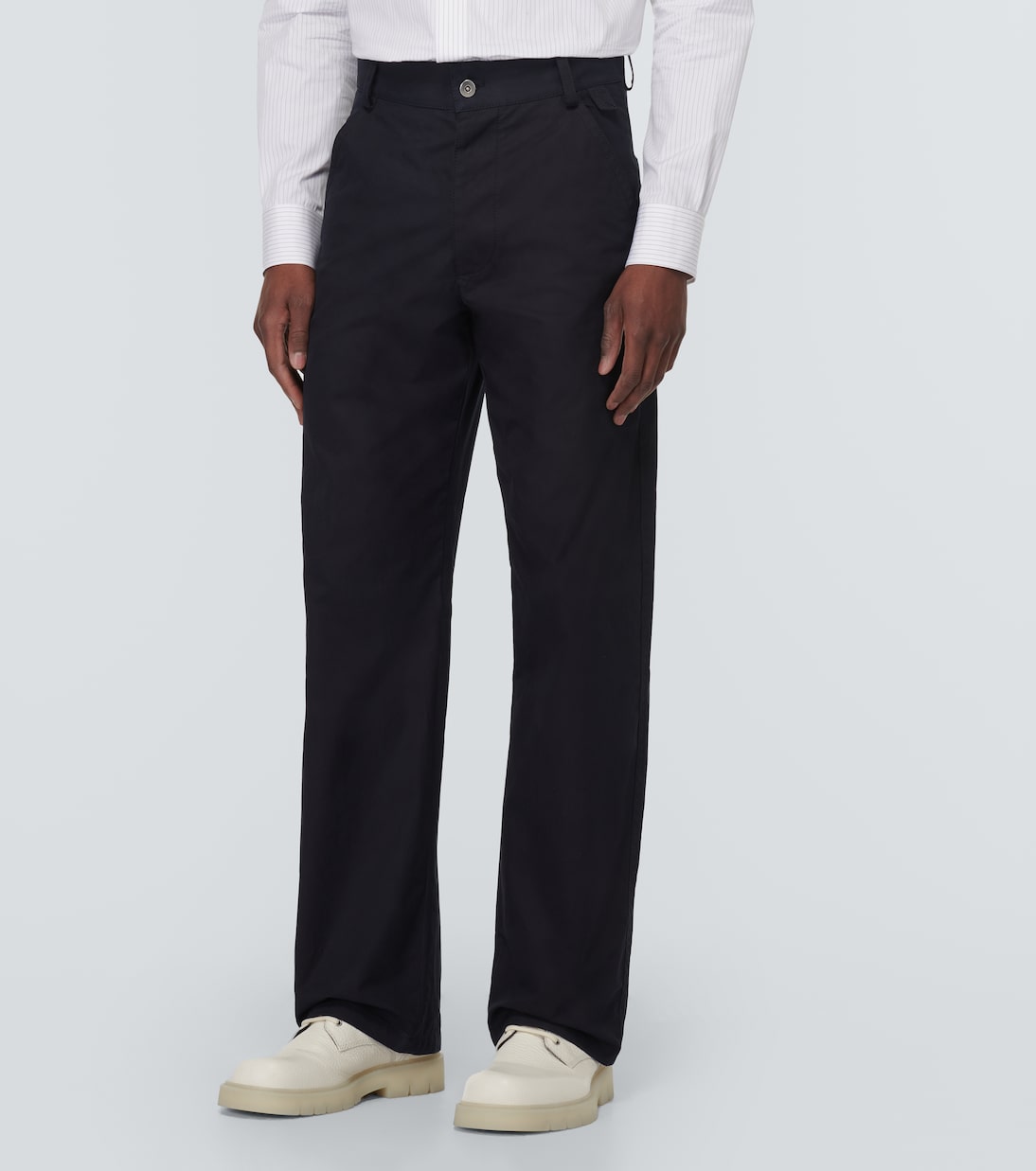 Gerade Hose aus Baumwoll-Twill | Bottega Veneta