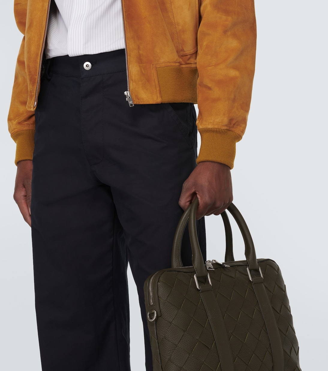 Gerade Hose aus Baumwoll-Twill | Bottega Veneta