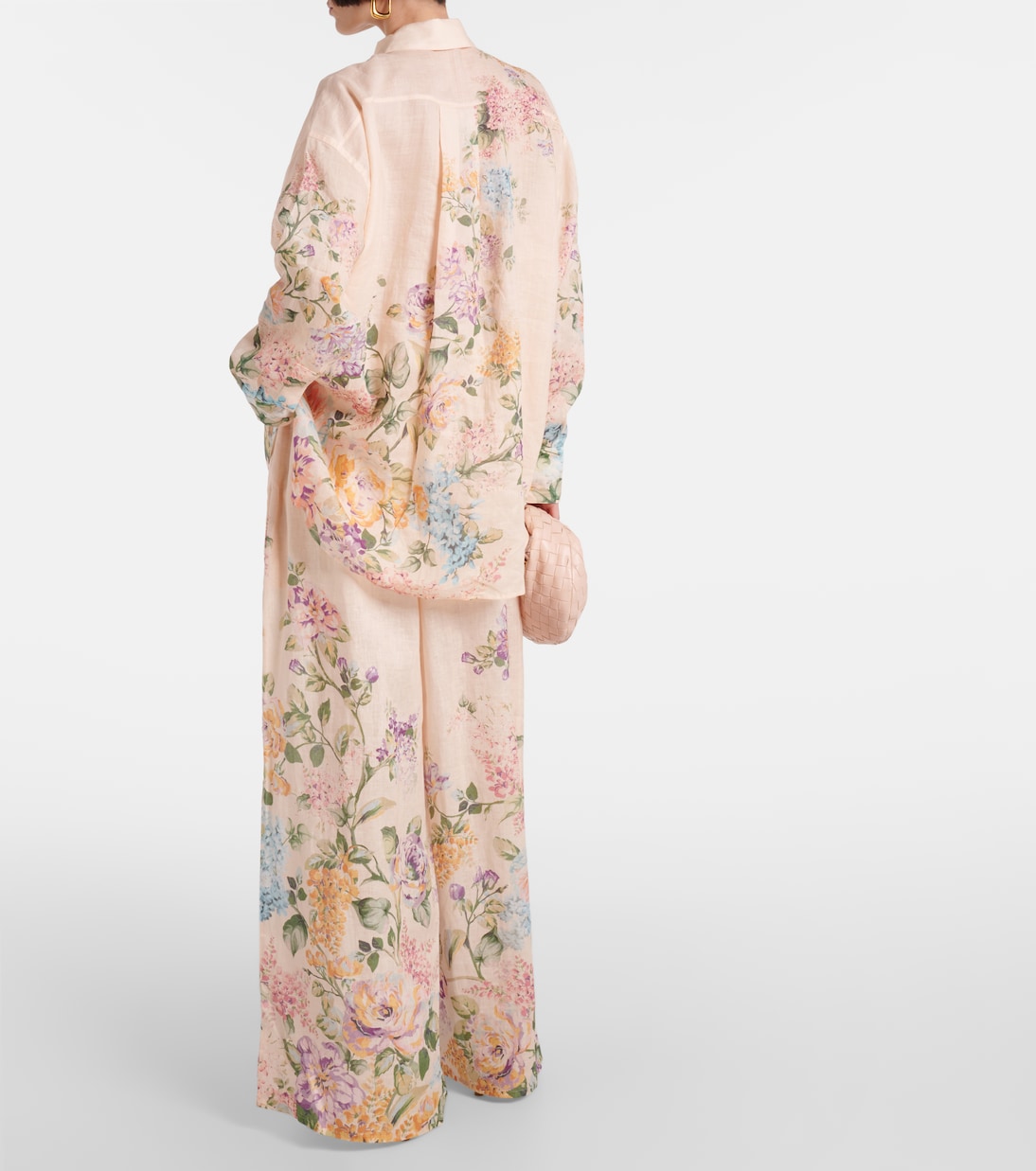 Chemise Halliday en lin à fleurs | Zimmermann