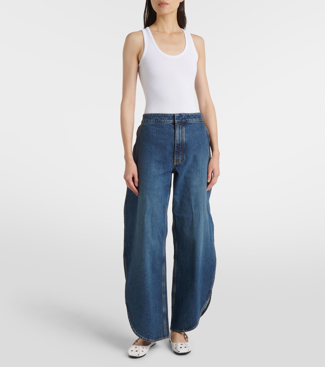 Ballerine Perfo in pelle | Alaïa