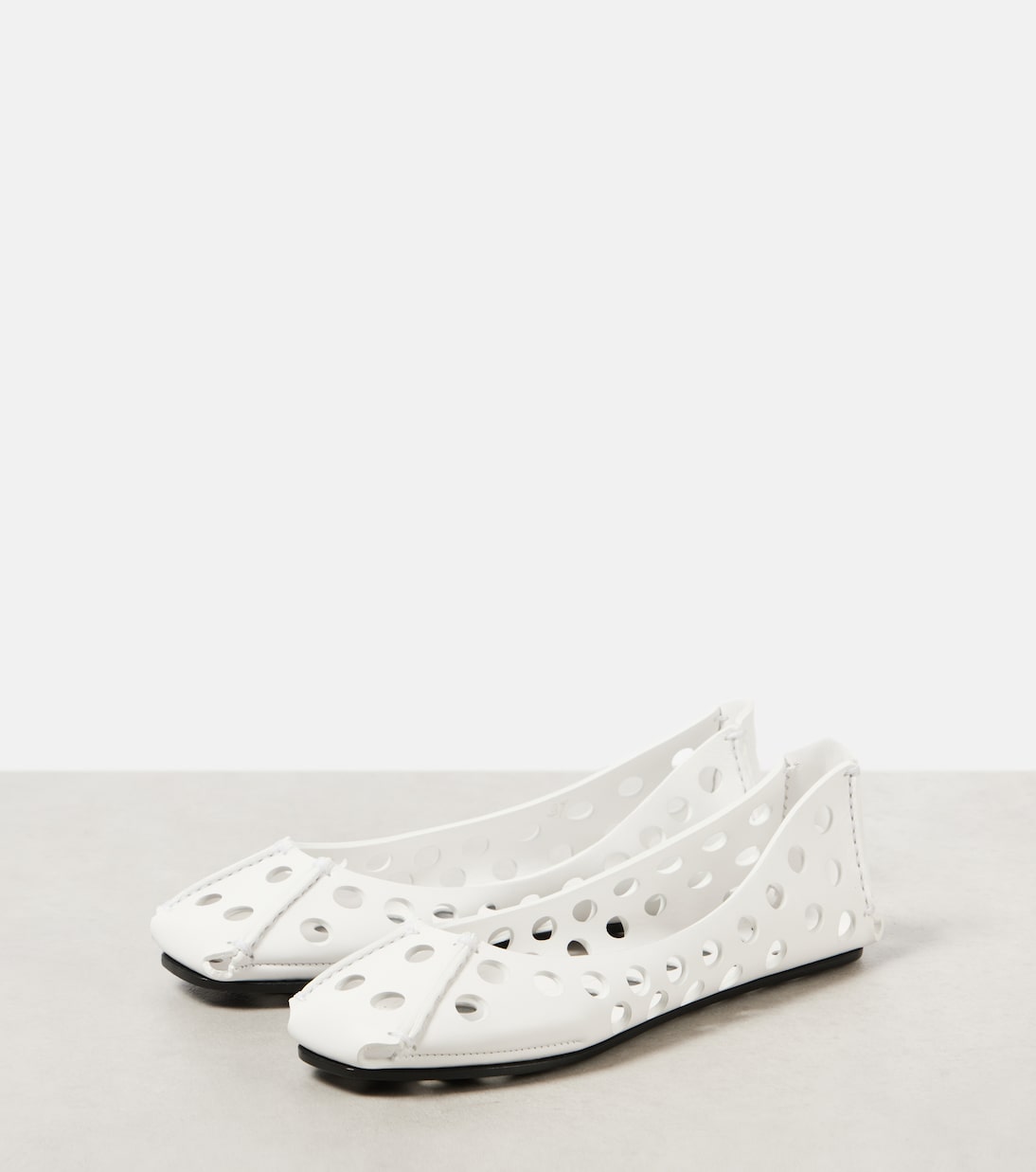 Ballerine Perfo in pelle | Alaïa
