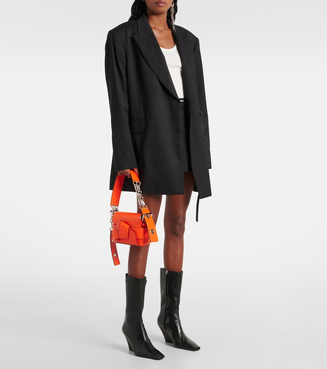 Borsa a spalla Musubi in pelle | Acne Studios