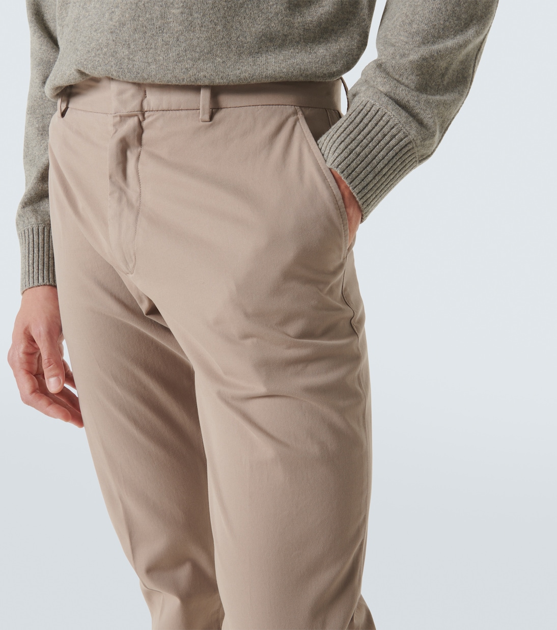 Pantaloni regular in misto cotone | Zegna