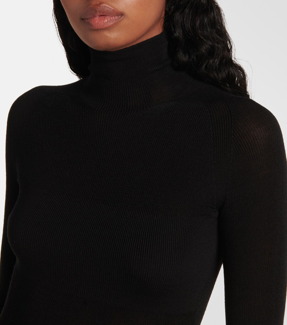 Rollkragenpullover aus Schurwolle | Versace