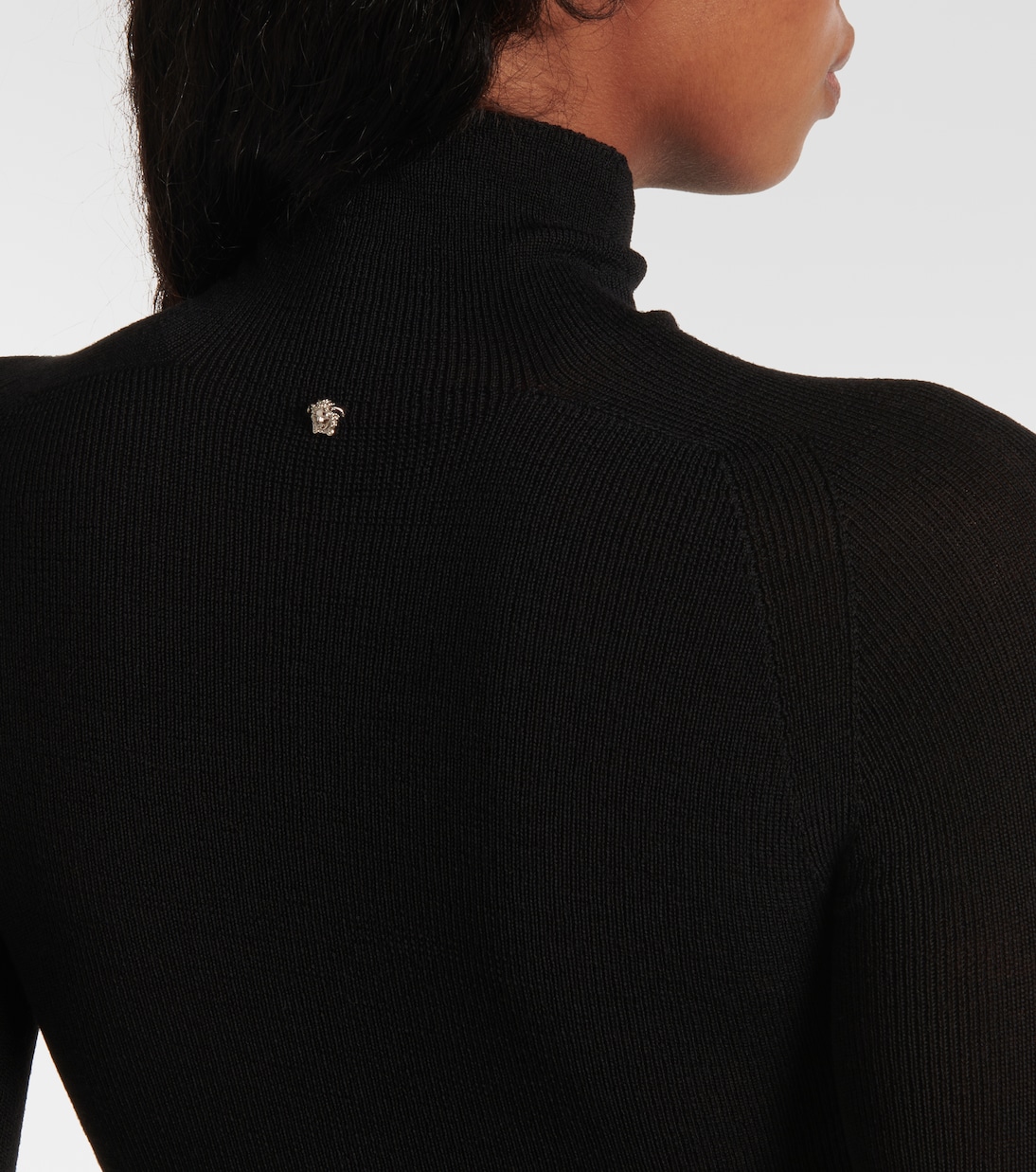 Rollkragenpullover aus Schurwolle | Versace