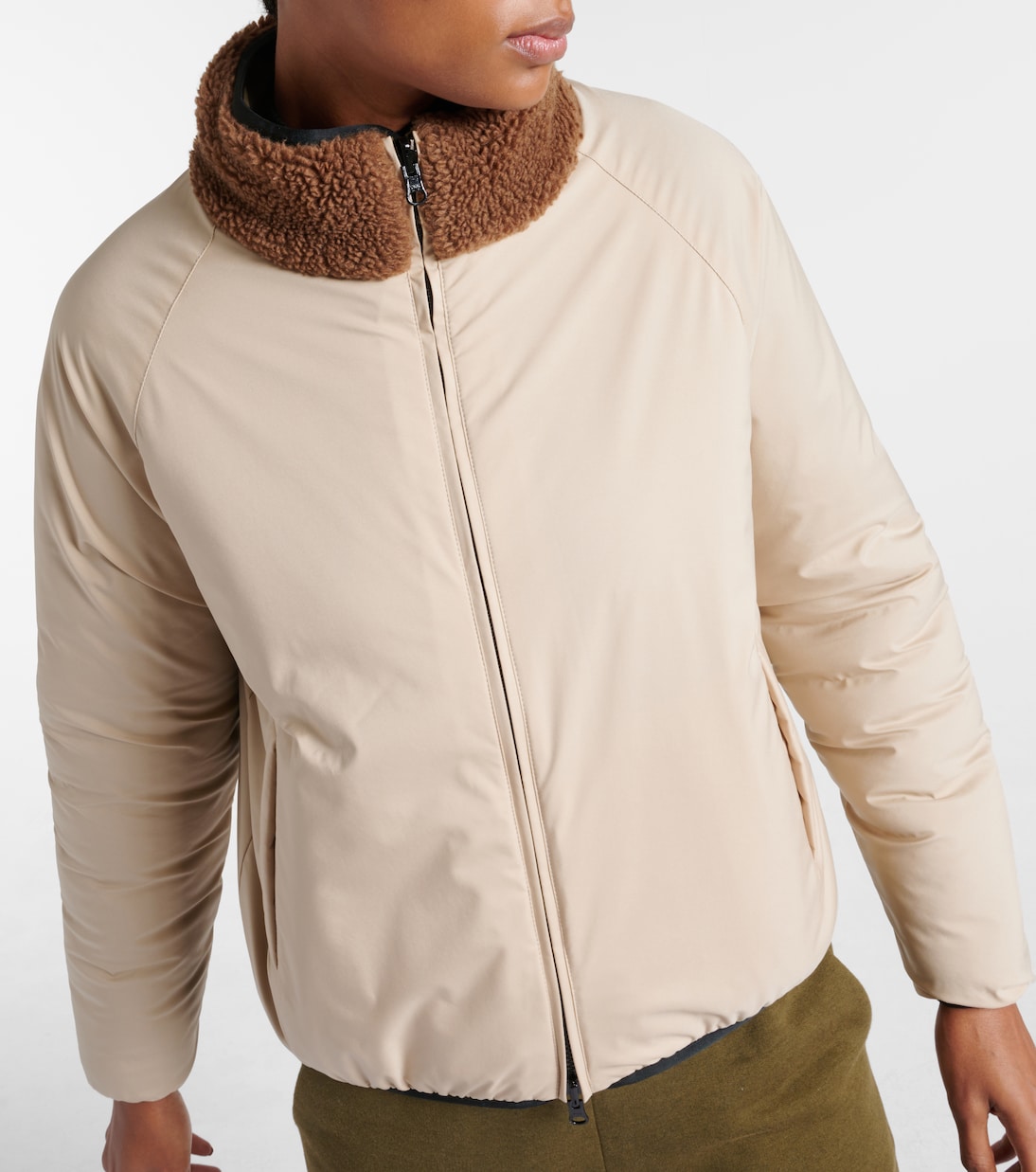 Cashmere and silk fleece jacket | Loro Piana