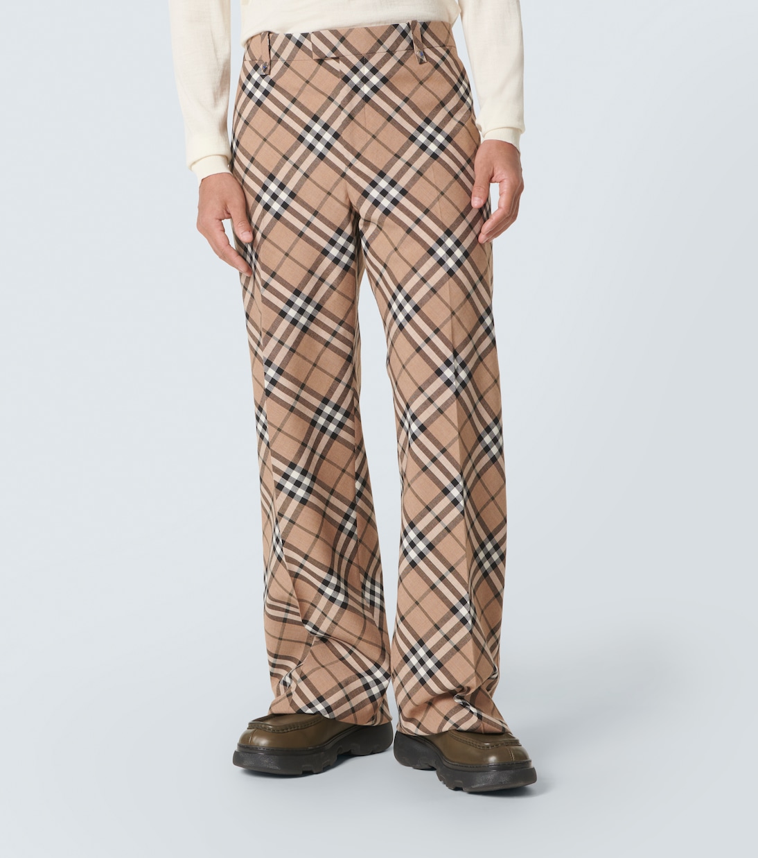 Pantalon ample Burberry Check | Burberry