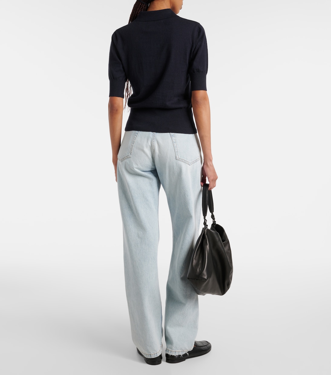 Polohemd N°351 Park aus Baumwolle und Kaschmir | Extreme Cashmere