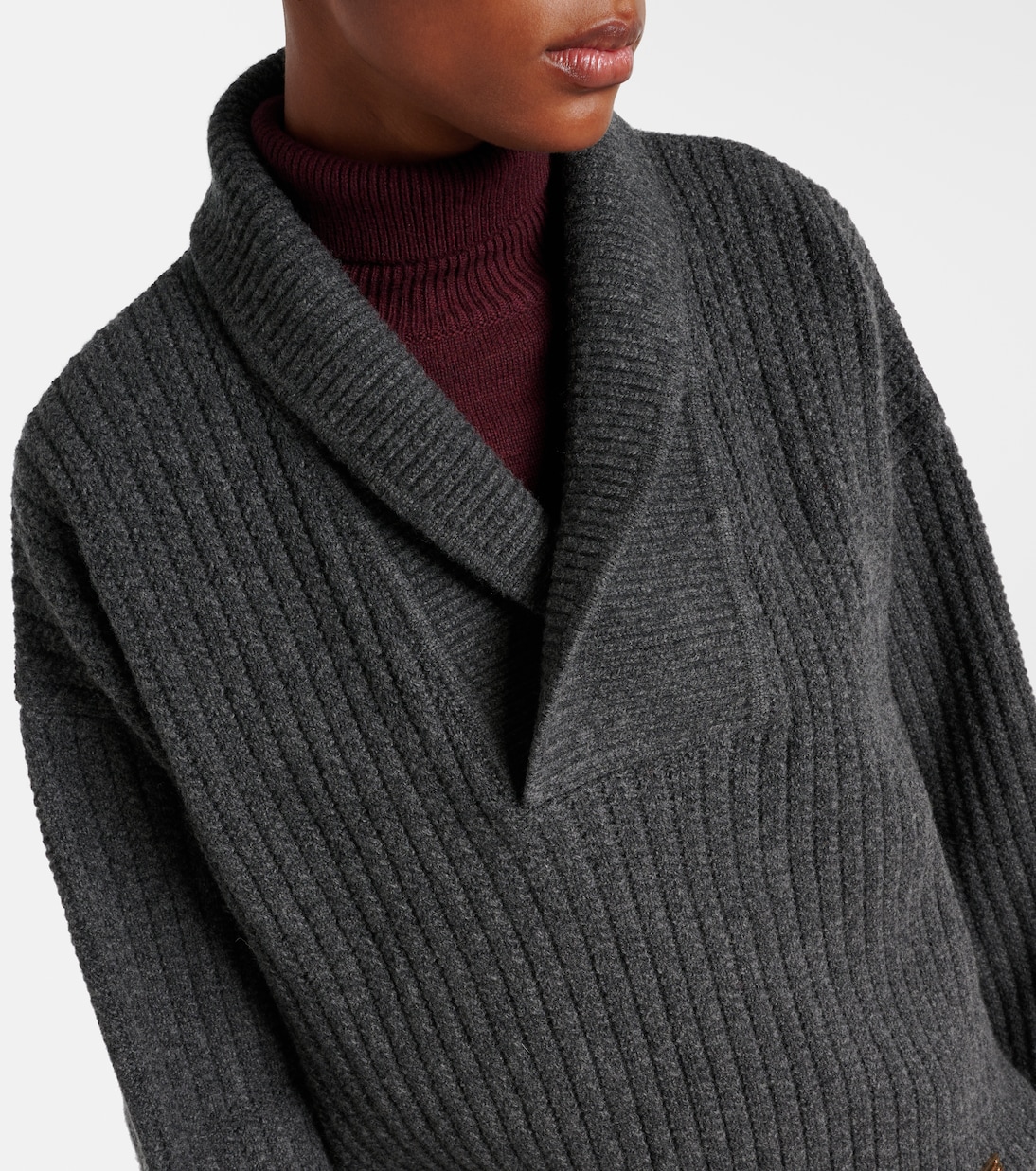 Ribbed-knit wool sweater | Victoria Beckham