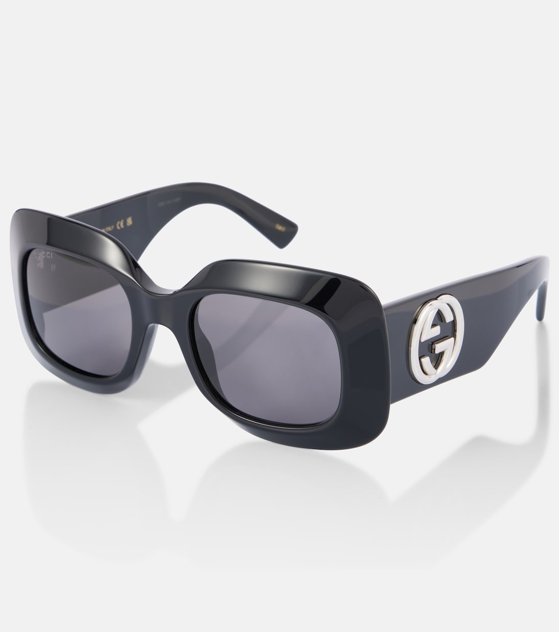 Occhiali da sole oversize GUCCI per giovani alla moda, Fifth Avenue stile italiano
