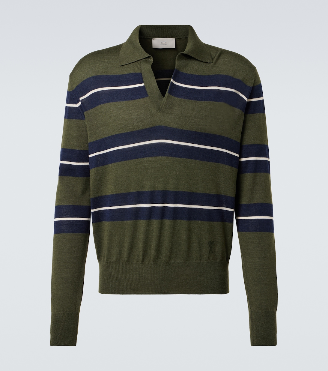 Polopullover aus Wolle und Seide | Ami Paris