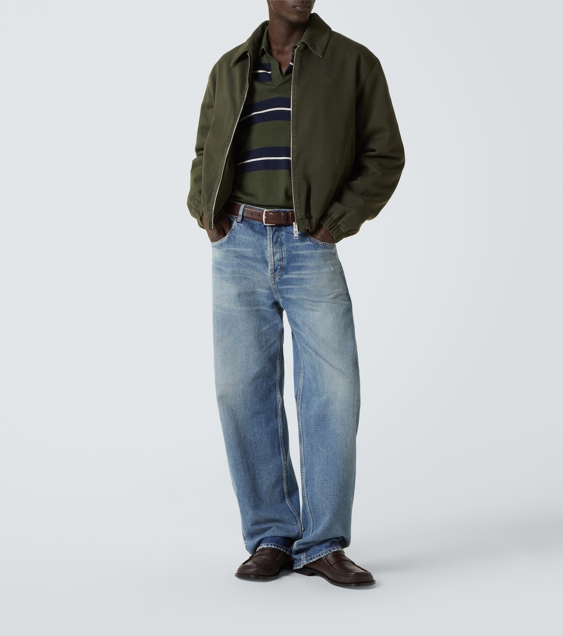 Polopullover aus Wolle und Seide | Ami Paris