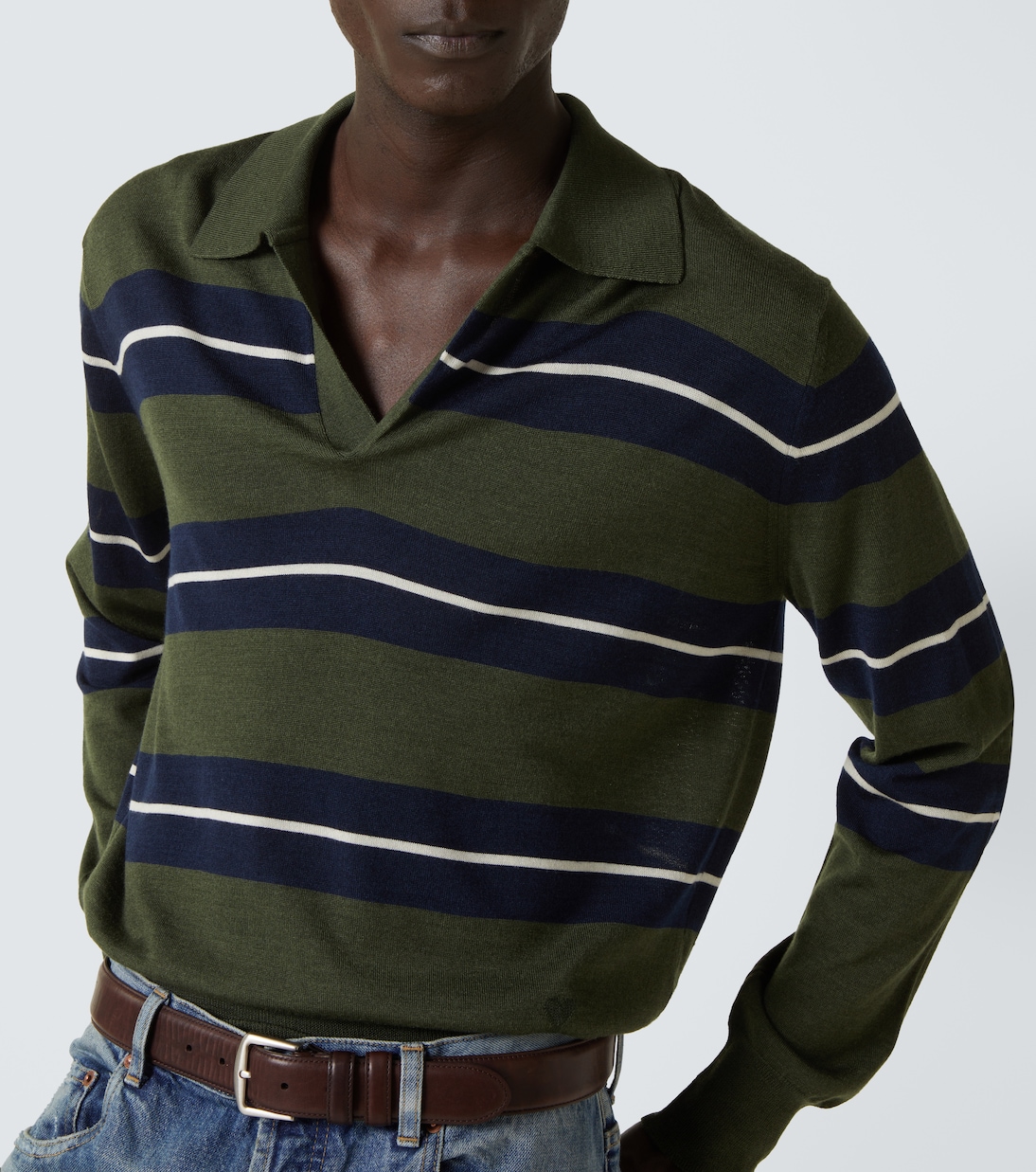 Polopullover aus Wolle und Seide | Ami Paris