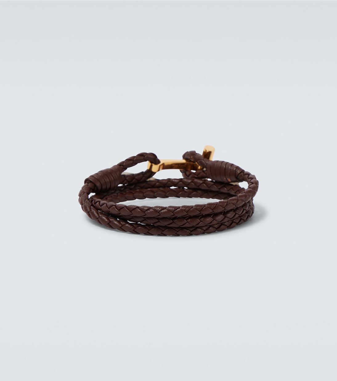Bracciale T in pelle | Tom Ford