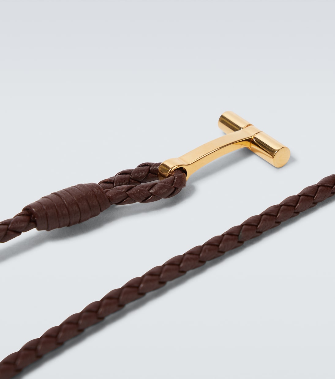 Bracciale T in pelle | Tom Ford
