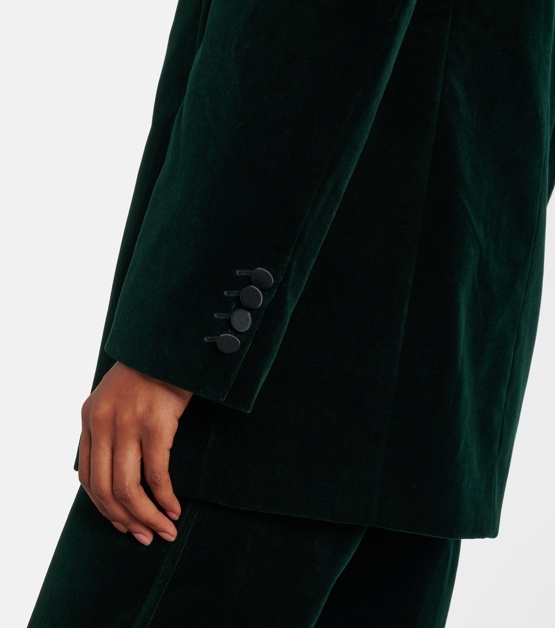 Blazer in velluto con raso | Victoria Beckham