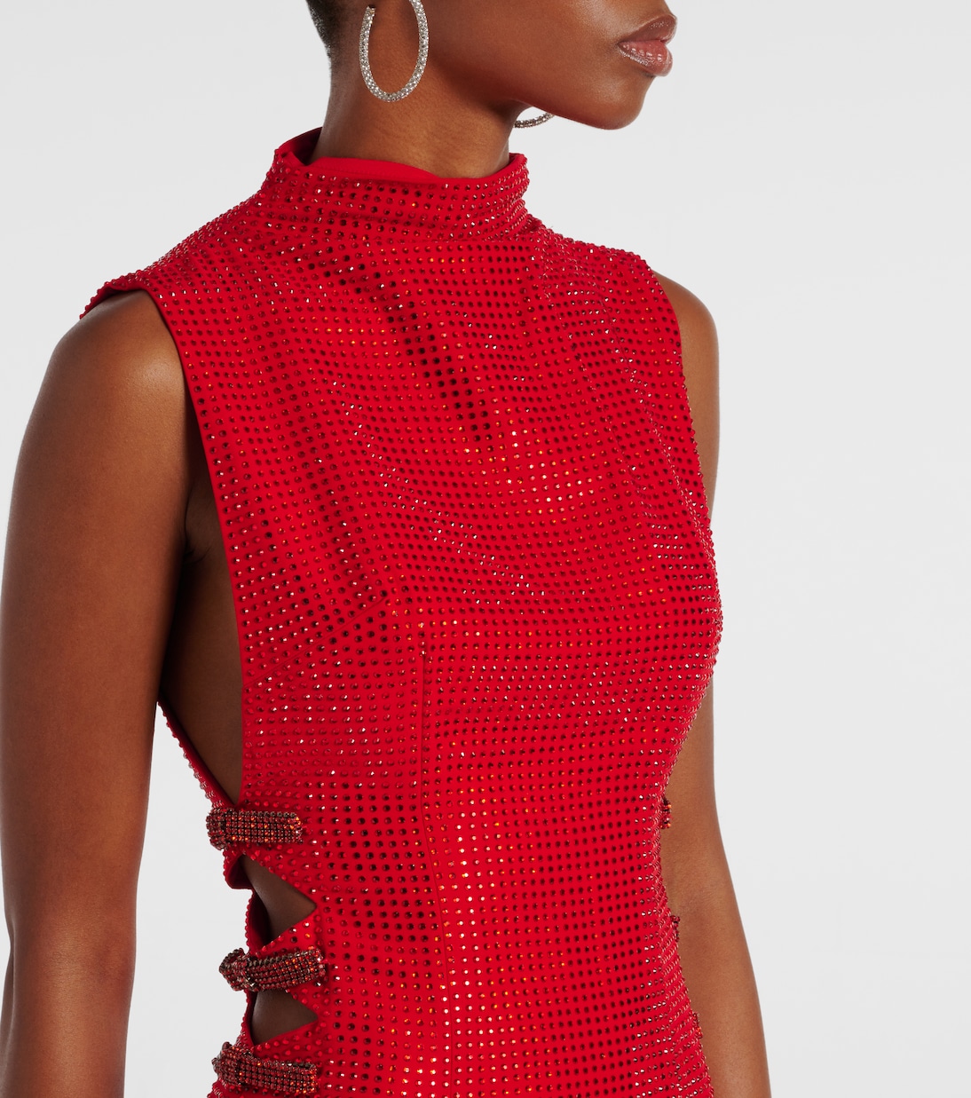 Embellished cutout crêpe gown | Self-Portrait