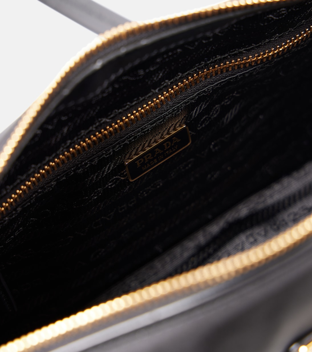 Tote Re-Nylon Medium aus Leder | Prada