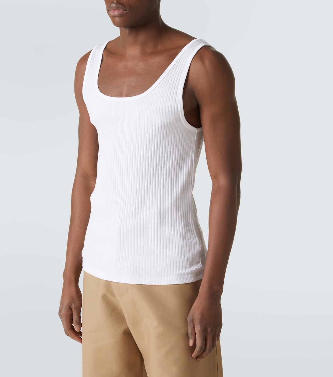 Tank top in maglia a coste | Dries Van Noten